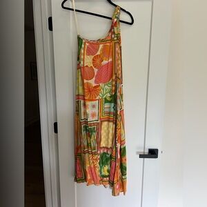 FARM Rio Colorful Patchwork Maxi Dress